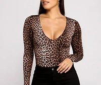 Instincts Unleashed Long Sleeve Bodysuit