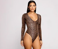 Instincts Unleashed Long Sleeve Bodysuit