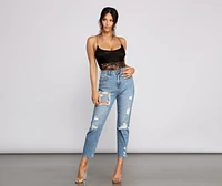 Romantic Vibes Sheer Lace Bodysuit