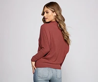 Roll With It Turtleneck Top