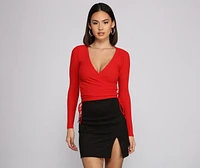 Casual Vibes Ribbed Knit Top