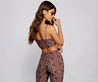 Bold Boho Vibes Tie Front Top