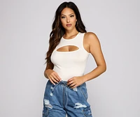 Chic Cuts Knit Tank Top