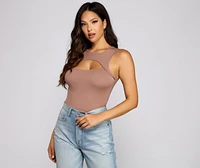 Chic Cuts Knit Tank Top
