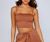 Trendsetting Babe Cropped Tank