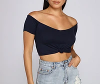 Sweet And Simple Crop Top