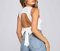 Dash Of Chic Open Back Bodysuit