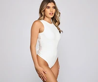 Dash Of Chic Open Back Bodysuit