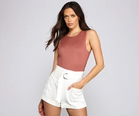 Dash Of Chic Open Back Bodysuit