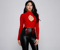 Key To Glamour Drawstring Top
