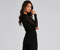 Sparkle And Glow Heatstone Crop Top