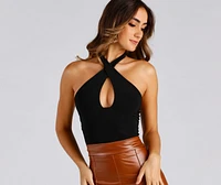 Key To Glam Halter Top