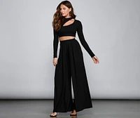 Make It Bold Cutout Crop Top