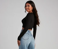 The Basic Crew Knit Top