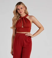 Boho-Chic Convertible Crop Top