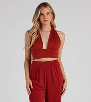 Boho-Chic Convertible Crop Top