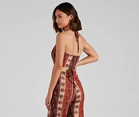 Desert Dreamer Halter Crop Top