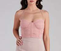 Stunning Style Moment Mesh Bustier