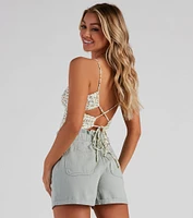 Fresh As A Daisy Crop Top