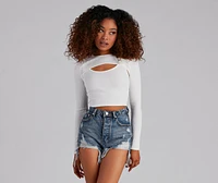 Simple Stunner Cropped Tank And Topper Set