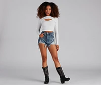 Simple Stunner Cropped Tank And Topper Set