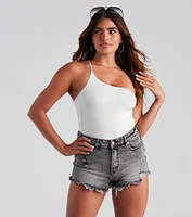 So Subtle One-Shoulder Tank Top