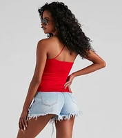 So Subtle One-Shoulder Tank Top