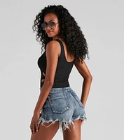 Stylish To Pieces Cutout Tank Top
