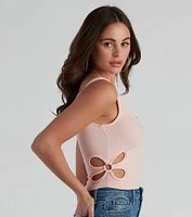 Stylish To Pieces Cutout Tank Top