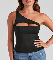 Weekend Vibes One Shoulder Top