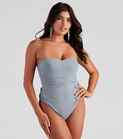 See Me Sparkle Mesh Bodysuit