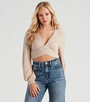 Darling Waffle Knit Crop Top