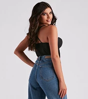 Lace Take Note Sweetheart Corset