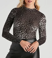 Fierce Flair Leopard Print Bodysuit
