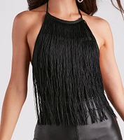 Feelin' Fab Fringe Bodysuit