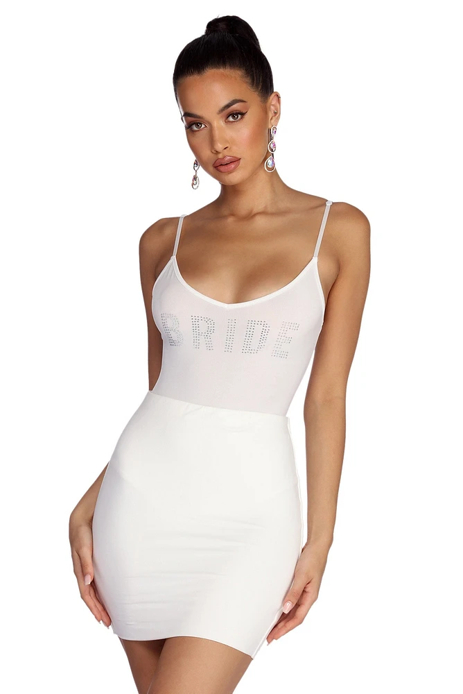 Bride Heat Stone Bodysuit