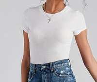 Better Basics Ribbed Knit Tee