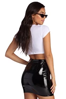Savage Graffiti Crop Top