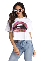 Pucker Up Graphic Top