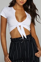 Here's The Scoop Crop Top