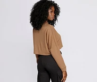 Zip Up Mock Neck Pullover