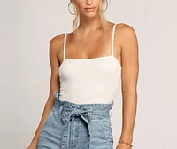 Need It Now Ribbed Bodysuit