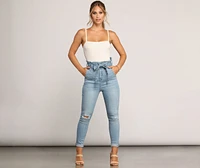 Need It Now Ribbed Bodysuit