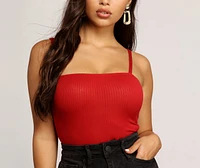 Need It Now Ribbed Bodysuit