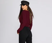 Those Cozy Feels Crop Top