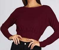 Those Cozy Feels Crop Top