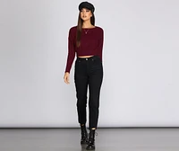 Those Cozy Feels Crop Top