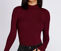 Make It Basic Ribbed Bodysuit