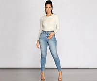 Feeling Basic Crew Neck Top