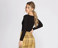 Basic Scoop Neck Bodysuit